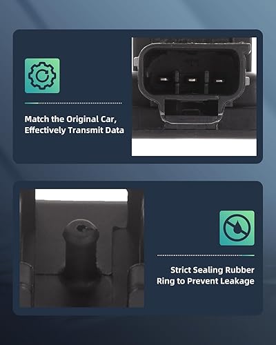 Miniatura 3 de SCITOO Sensor de presión absoluta del colector 56029405, 2 piezas, apto para 1997-1998 para Dodge B1500 1997-1998 para Dodge B2500