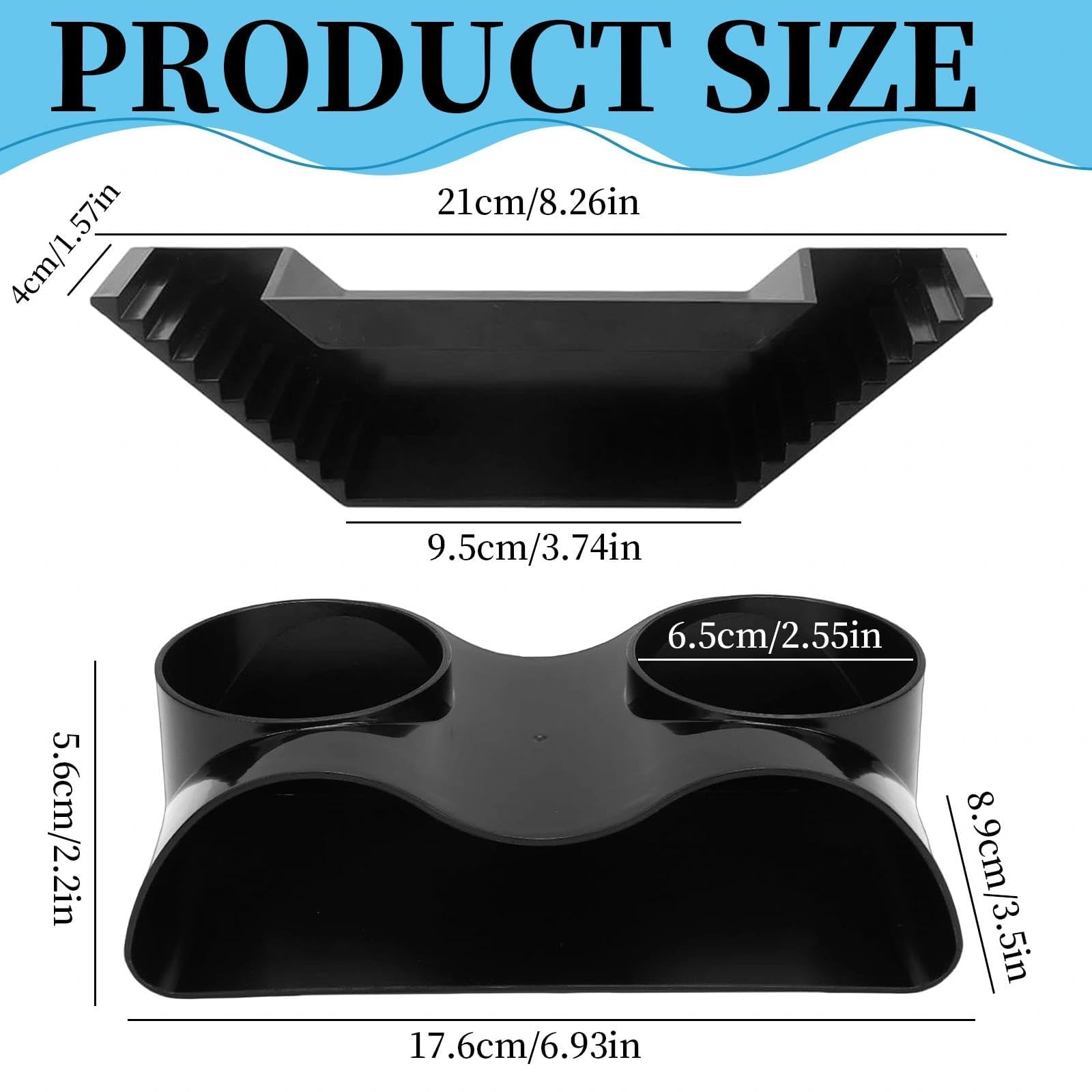 2 Pezzi Grotta Tunnel per Acquario Tunnel Pesci (21cm/12,8cm) Grotte Sotterranee Acquario Angolare Plastica con 2 Ingressi, Nascondiglio 360° per Gamberetti Pesci Granchi