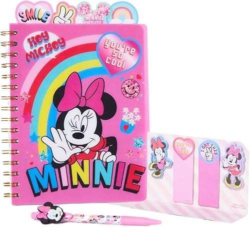 Miniatura 10 de Innovative Designs Disney Stitch - Cuaderno en espiral, bolígrafo, pestañas adhesivas, 96 páginas rayadas, color azul