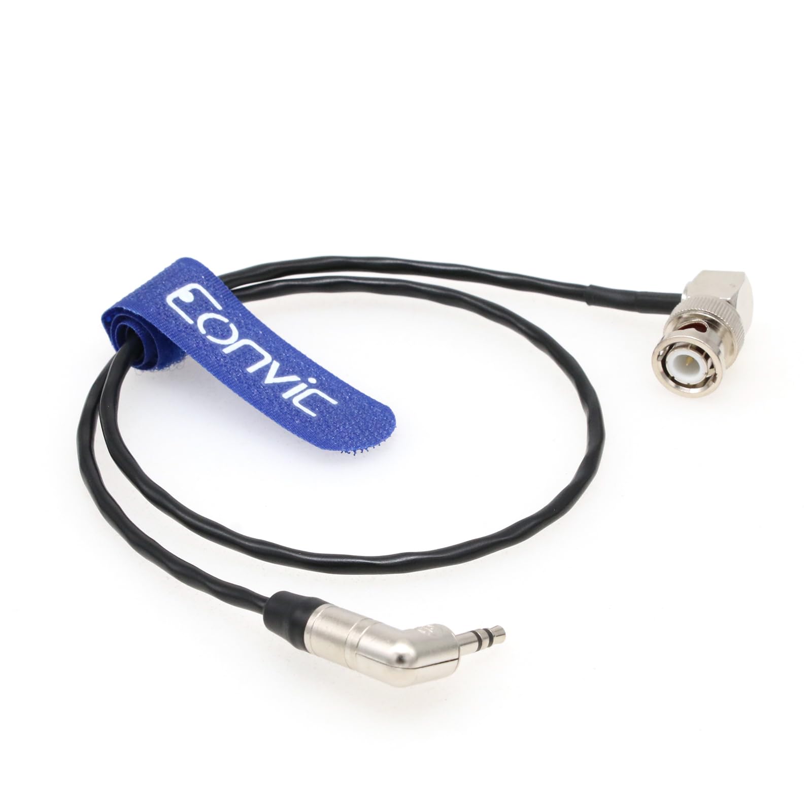 EONVIC 991997 Tentacle Sync 3.5mm TRS to BNC Timecode Cable for Canon EOS C300/500 Sony F55/ Amira/Zoom F8 Camera,Black
