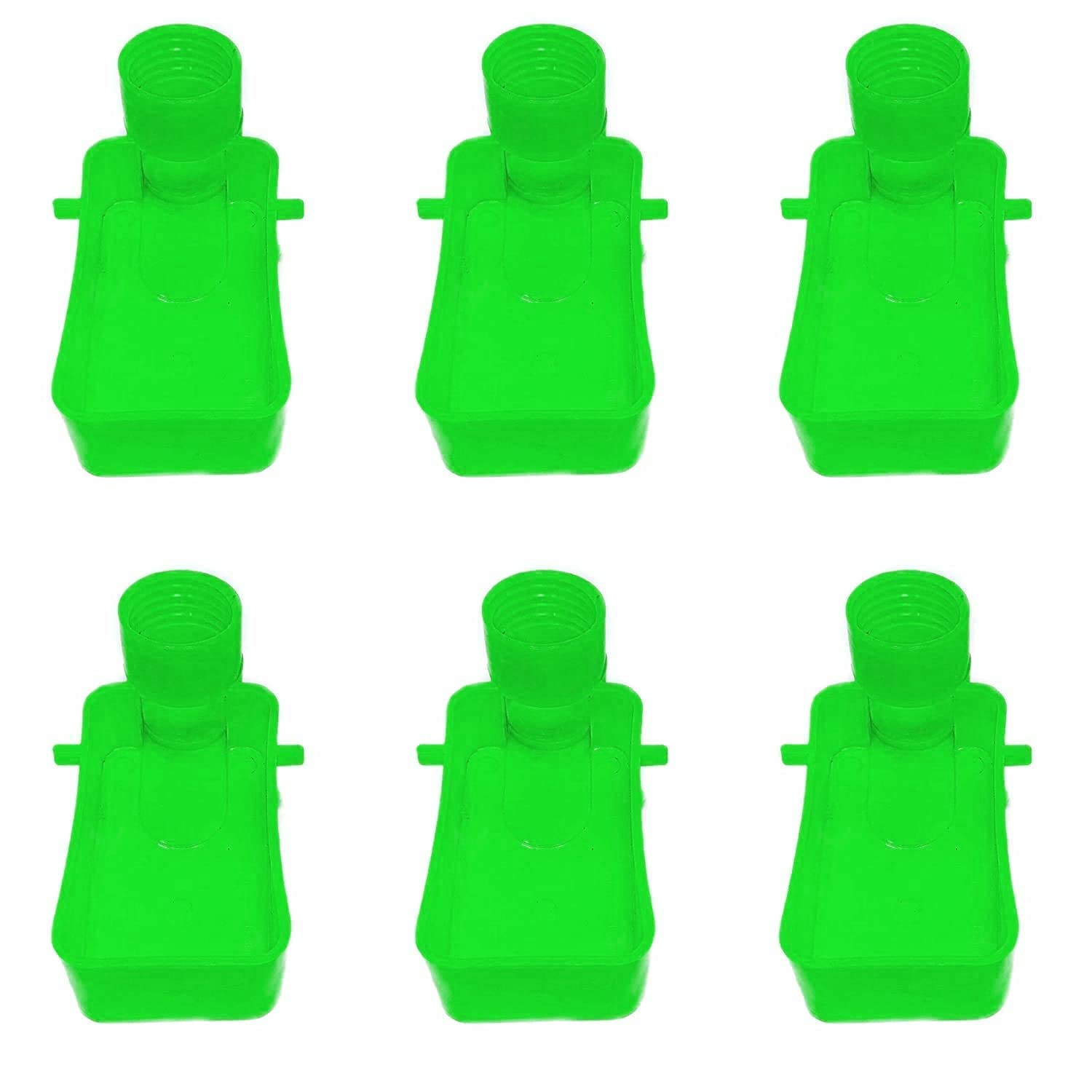 JS Bird Cage Food Feeder (Pack of 6) Fit for Any Bottle (Green) (B0C6FJS5LV) Amazon Price History, Amazon Price Tracker