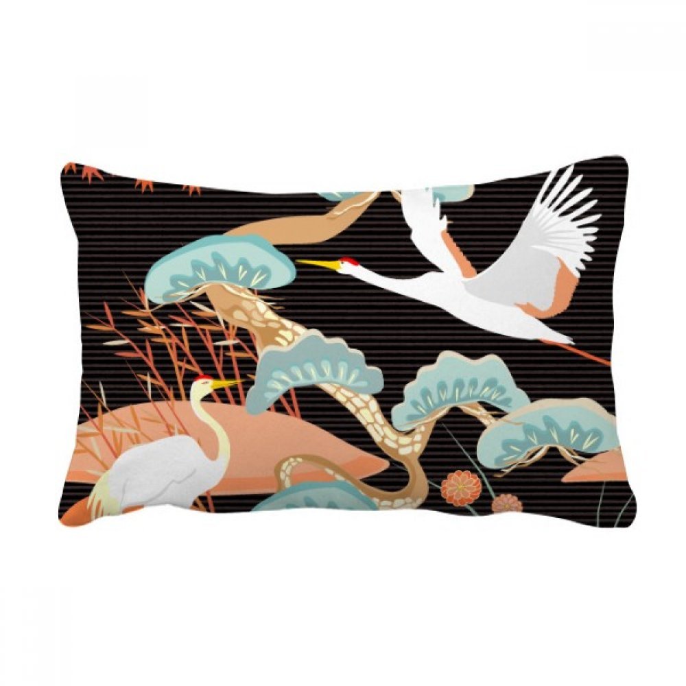 Coussin Lombaire de Qualité Supérieure Housse Motif Érable Traditionnel et Garnissage Inclus