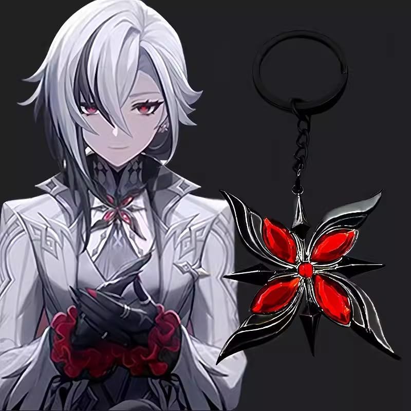 Amazon.co.jp: 原神 アルレッキーノ ネックレス キーホルダー げんしん