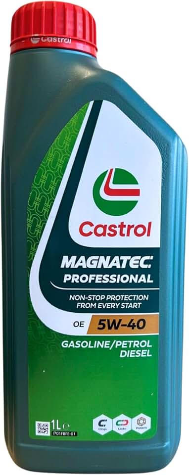 2 x 1 litro de Castrol Magnatec Professional OE Aceite de 5W-40 Aprobado por Mercedes Benz 229.31 y Volkswagen 502 00 / 505 00 / 505 01.