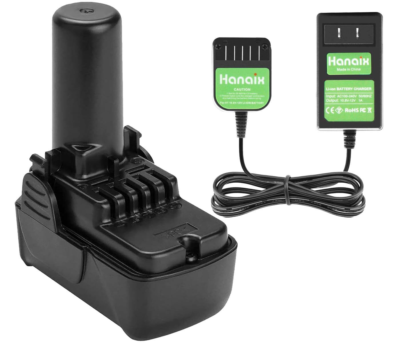 Amazon.com: Hanaix 3.5Ah Battery and Charger for Hitachi 10.8V-12V