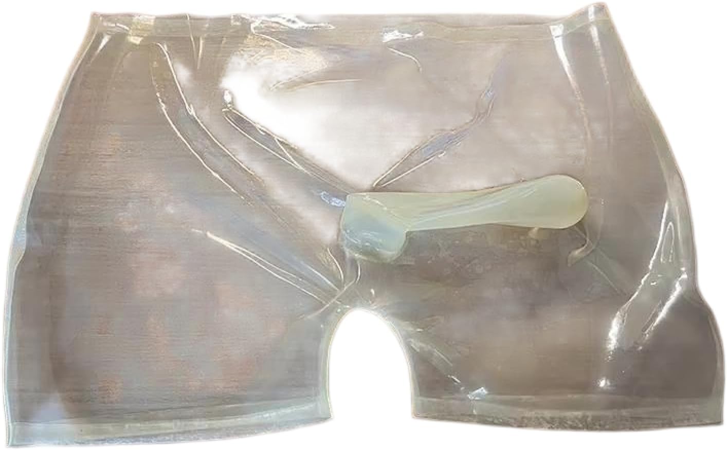 Clear Latex Panties Male Underwear Rubber Mens Shorts Handmade