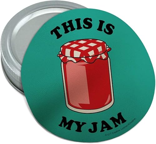 This is My Jam Jelly Funny Humor - Abridor redondo de goma antideslizante para tapas