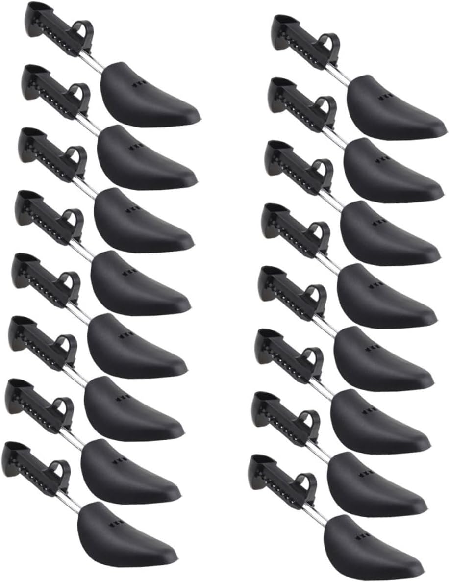 8 Pairs Adjustable Plastic Shoe Trees Shoe Shapers Support Tool Sneaker Stretcher Boot Holder Prevents Deformation