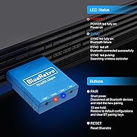 Vista 6 de Adaptador de controlador inalámbrico PS2PS1PS One - Compatible con actualización de firmware, BT de doble modo, configuración de mapa de teclas