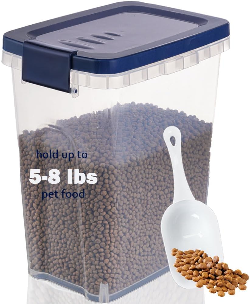 EIwichen Airtight Pet Food Storage Container – 5-10 Lbs, BPA Free