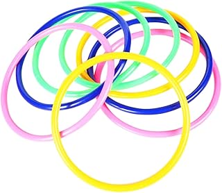 VANZACK 90 Pçs Virola Anéis Da Moda Fora De Brinquedos Infantis Anel De Jogo De Jogo De Anel Ao Ar Livre Anéis De Jogo De Jogo De Água Anel De Arremesso De Plástico Engraçado Anel De