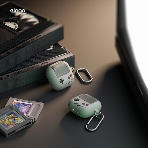 Miniatura 7 de elago AW5 - Funda compatible con AirPods de 4 generación (2024), compatible con AirPods 4, funda clásica retro con diseño de consola de juegos