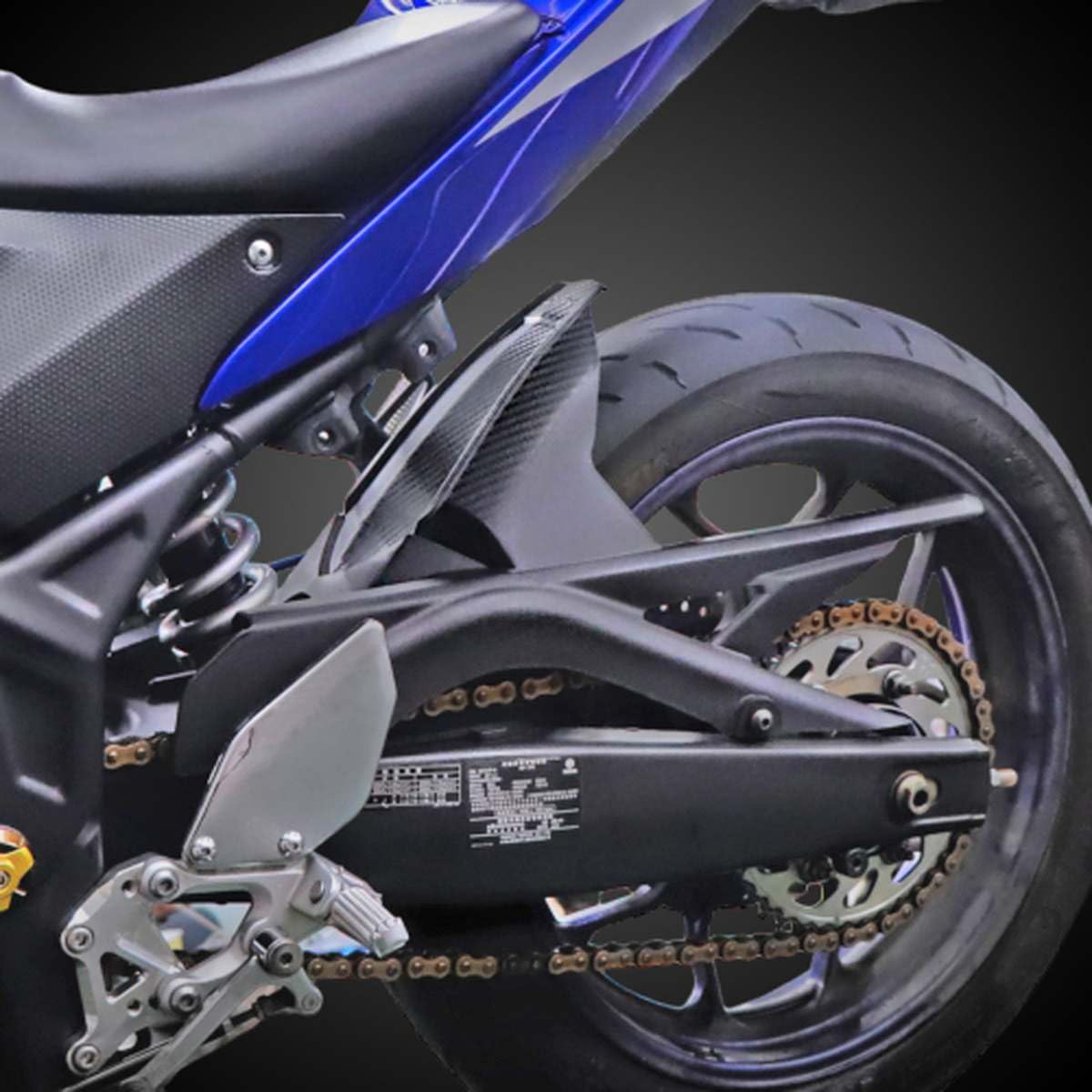 Amazon | MOS MT-25 MT-03 YZF-R25 YZF-R3 リアフェンダー 