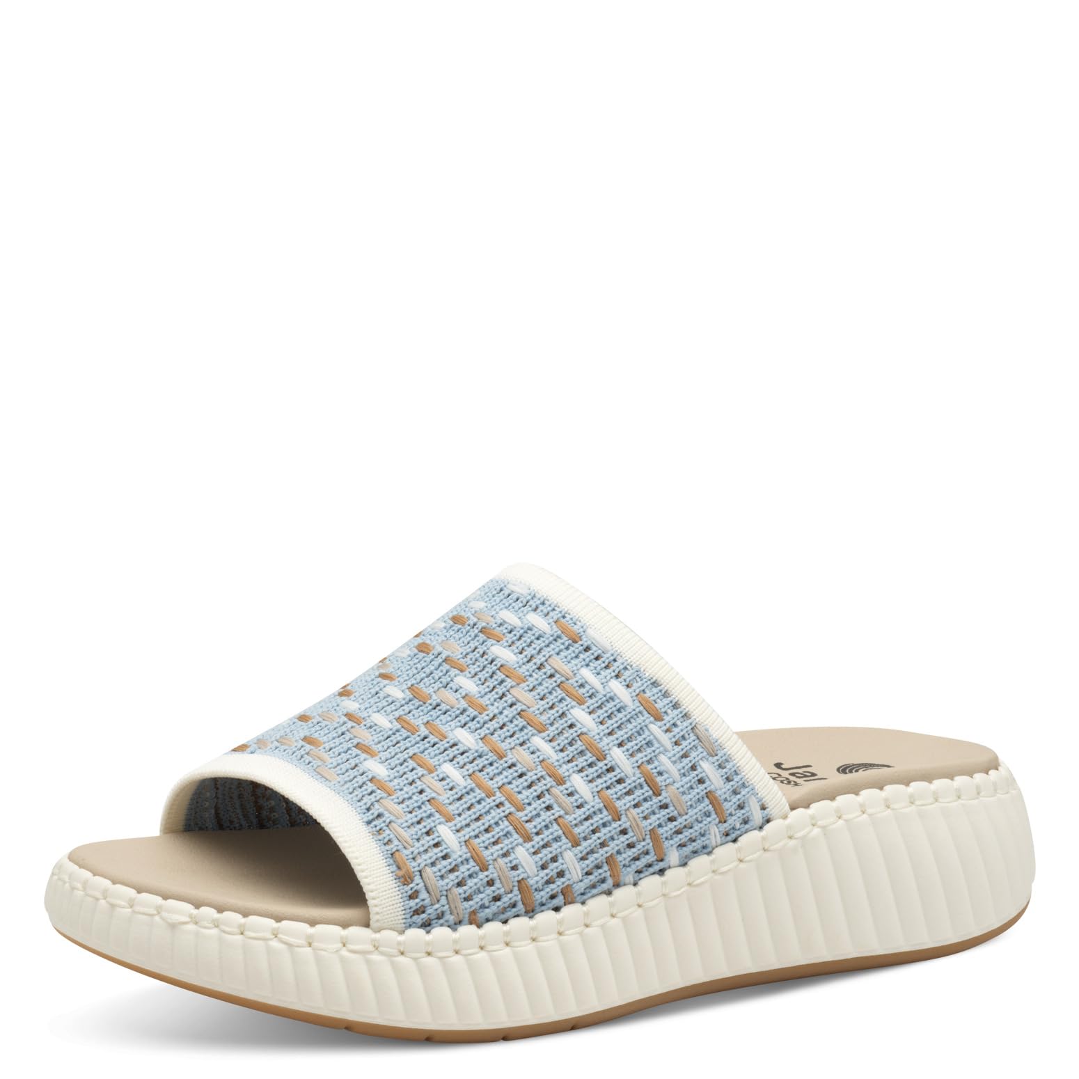 Jana Coshy Damen Pantoletten mit Chunky-Sohle Bequem