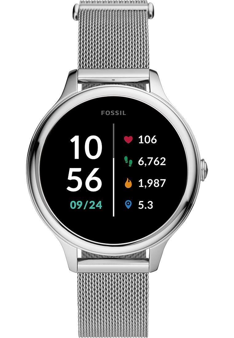 Fossil Watch for Women Gen 5 + 5E Touchscreen Smartwatch with Speaker, Heart Rate, NFC, and Smartphone Notifications FTW6071