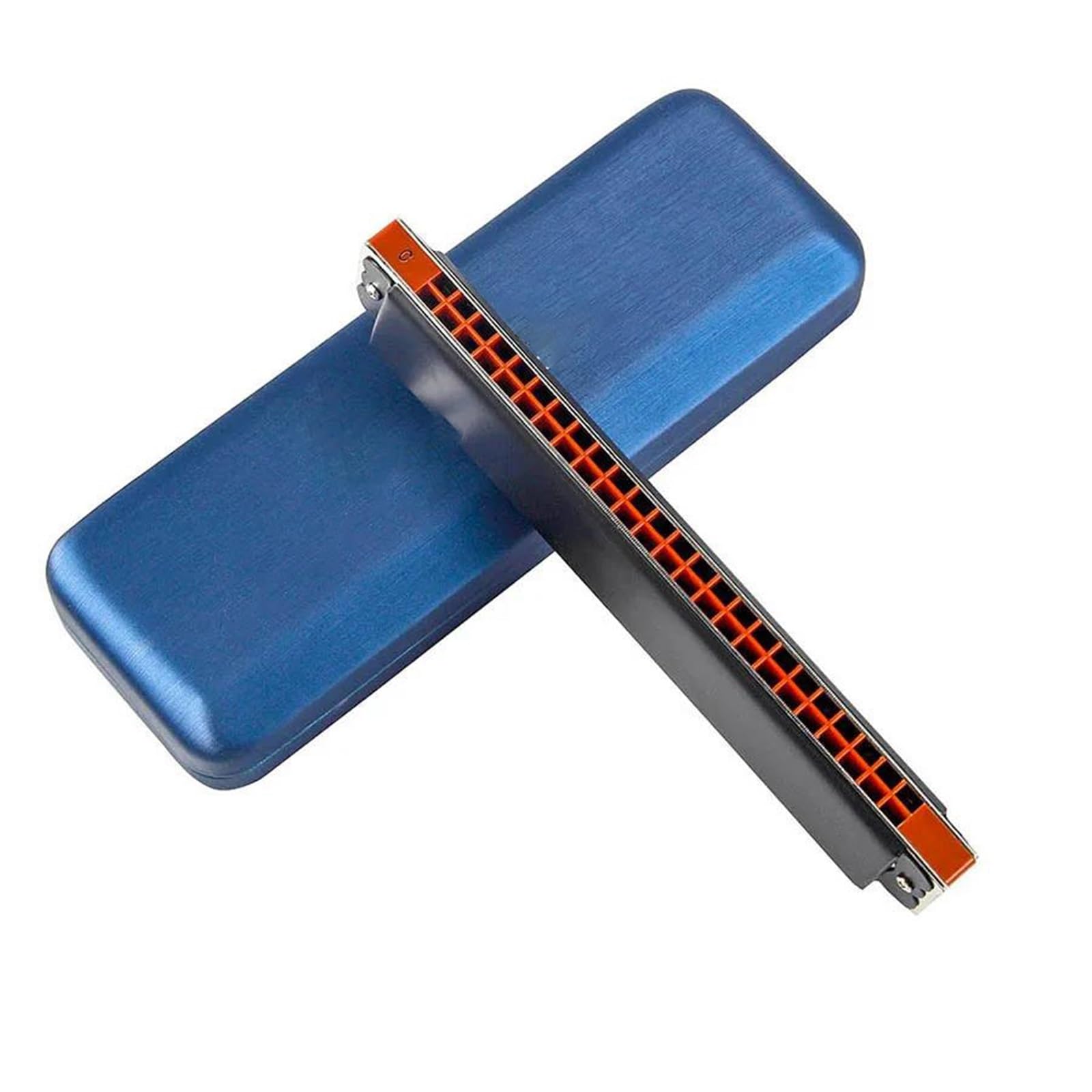 Harmonijka 24-otworowe Organy Ustne Harmonijki Tremolo Harmonica | 24-otworowa harmonijka ustna Tremolo Harmonijka ustna Czarna farba polifoniczna