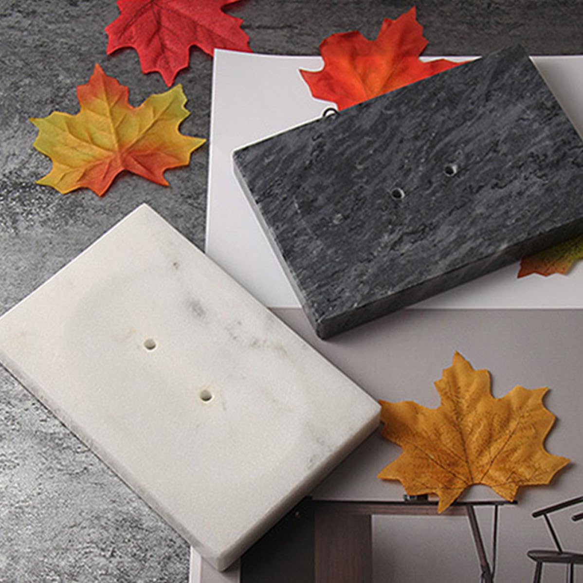 Jabonera Creativa de Mármol Minimalista para Baño y Cocina