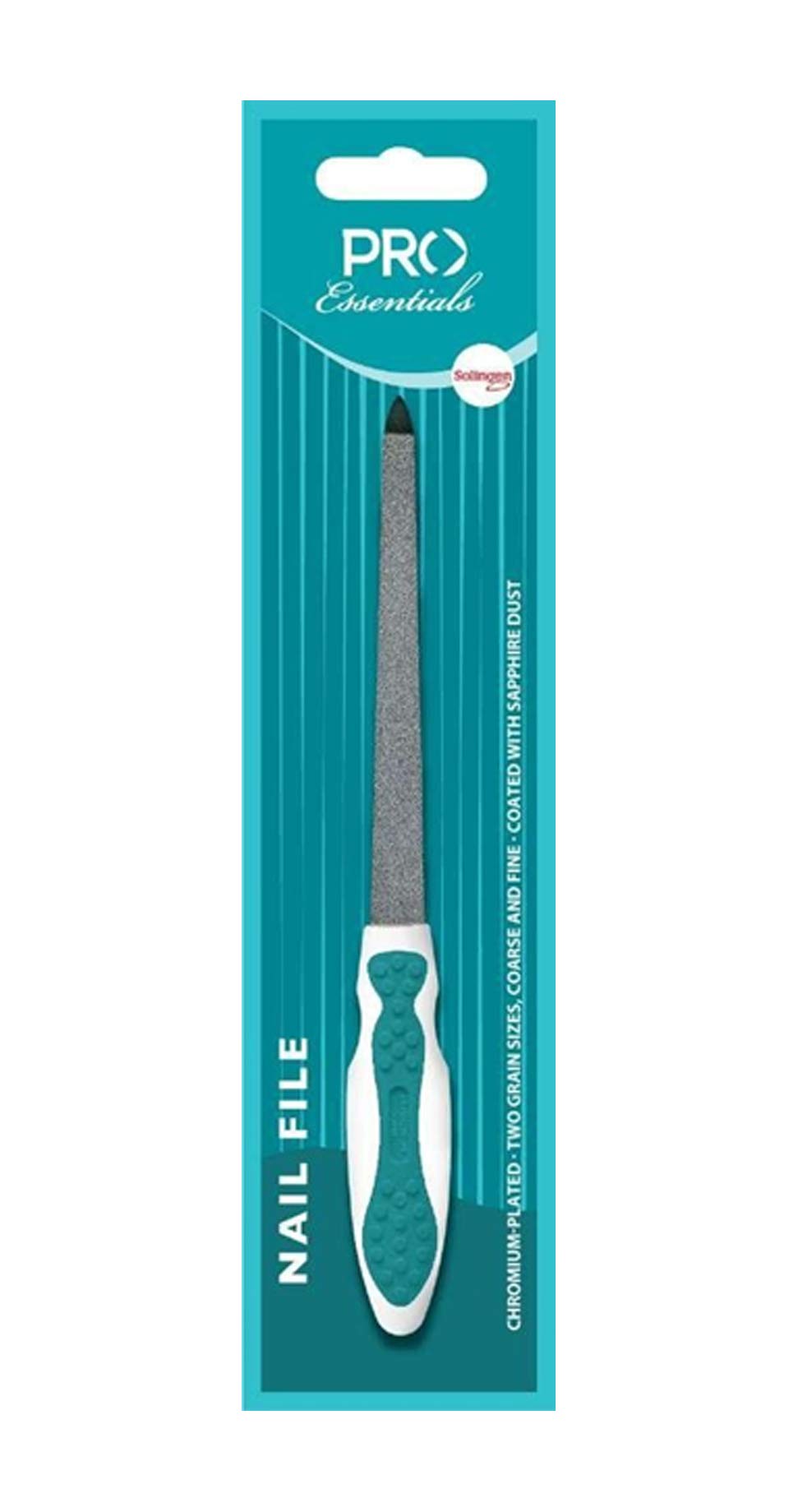 Sponsored Ad - PRO Essentials Nail File Turquoise | Premium Nail Filer for Perfect Manicures and Pedicure | Reusable Nail File