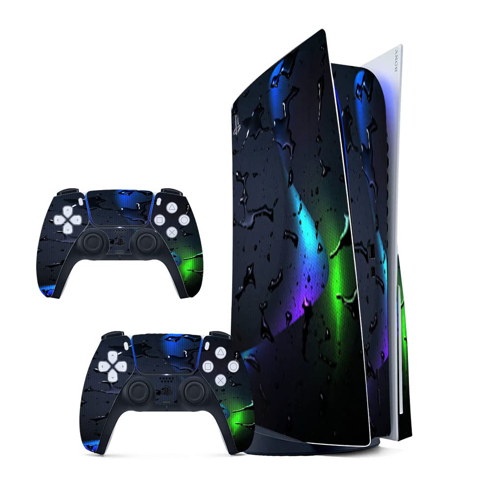 GADGETS WRAP Printed Vinyl Skin Sticker Decal for Sony PS5 PlayStation 5 Disc Edition Console & 2 Controller (Skin Only, Console & Controller not Included.) - Wallpaper Eyad Multicolor (B0BW3XLKH5) Amazon Price History, Amazon Price Tracker