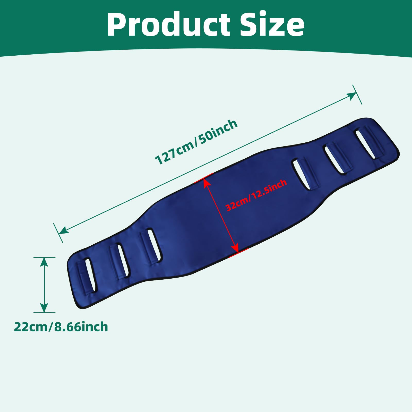 Imbracatura di trasferimento per anziani,Cuscino da letto con manici,Ampia cintura per pazienti costretti a letto,Cintura per andatura per infermieristica Turn Assist Device