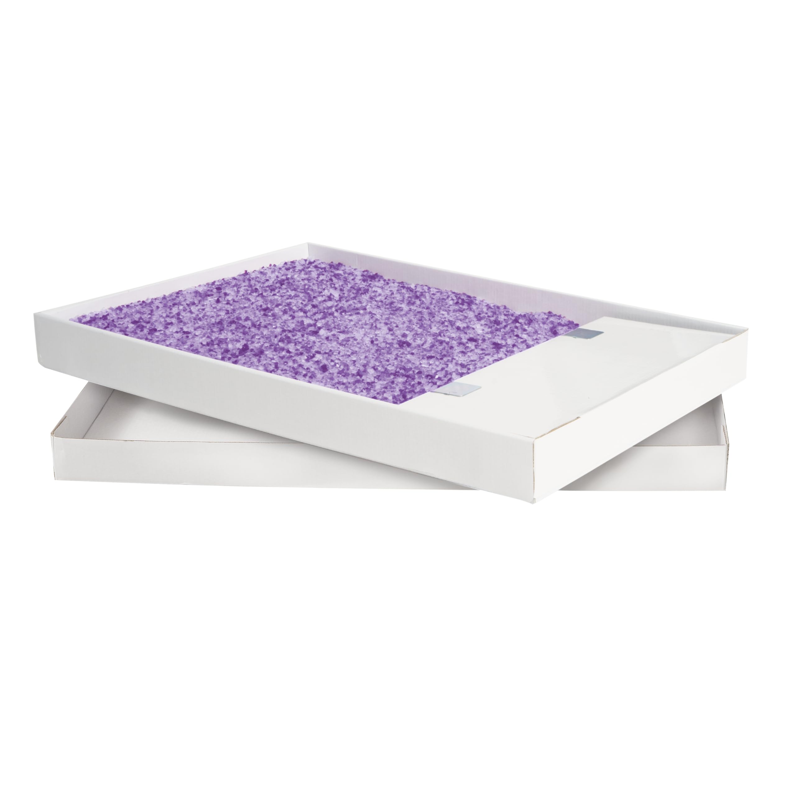 PetSafe ScoopFree Crystal Litter Tray Refills – Lavender Scent – Disposable Tray – Includes Leak Protection & Low Tracking Litter – Absorbs odours on Contact, 1 tray