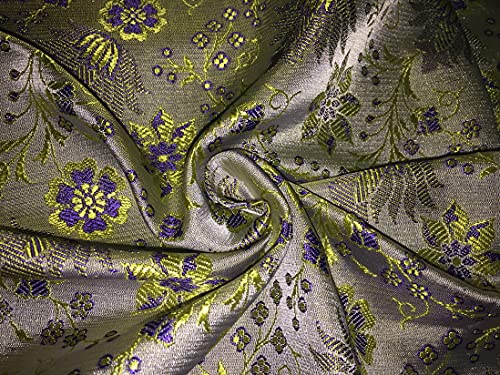 Brocade de soie 111,8 cm pour éviter les tissus ternes sans tenue en couture