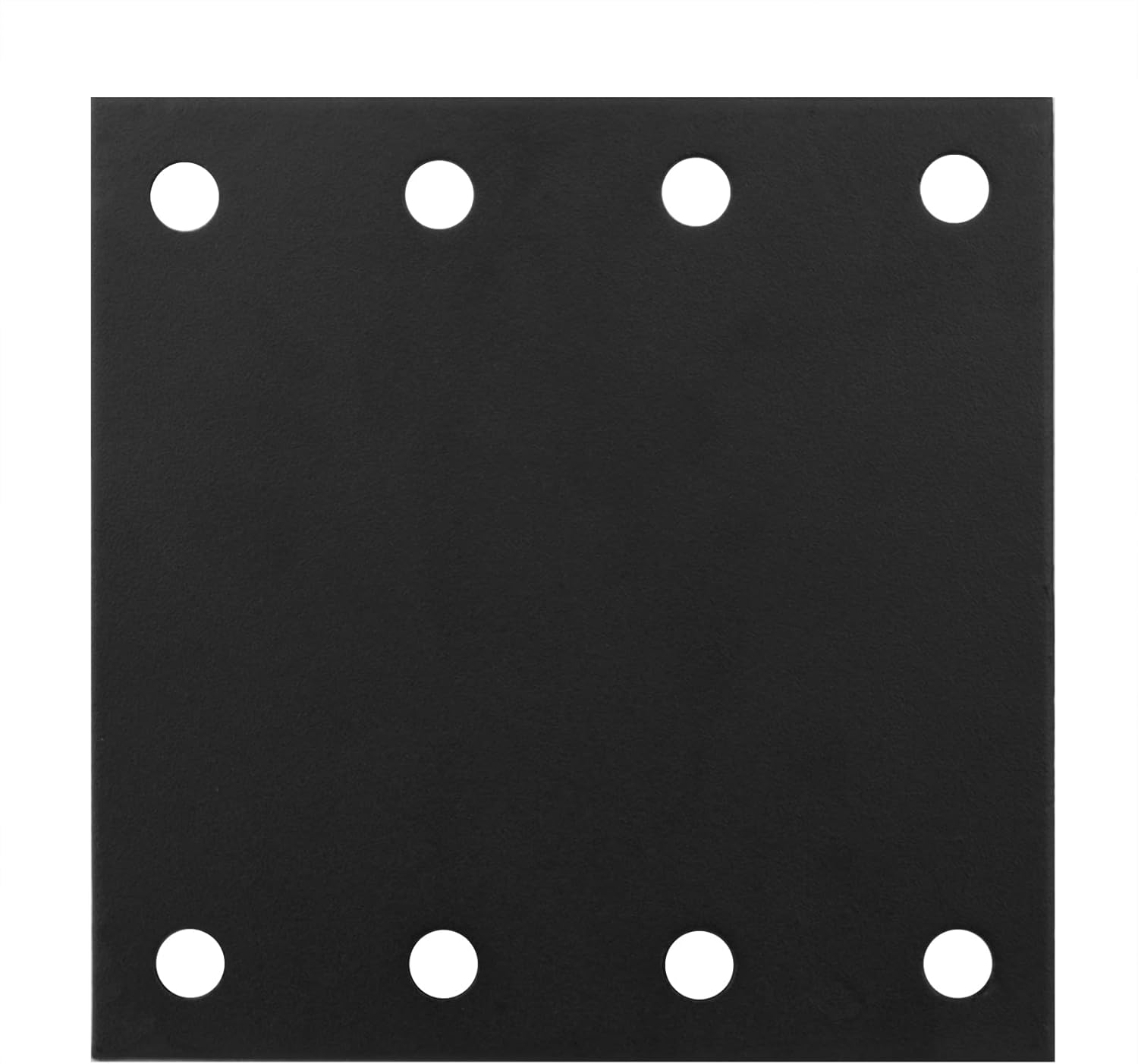 4 PCS 6" Black Flat Straight Mending Plate, Repair Joint Bracket for Wood Connector, 1/8" Thickness