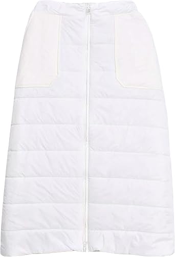 Shiyifa Womens Quilted Puffer Midi Skirt Winter Warm Insulated Skirts
