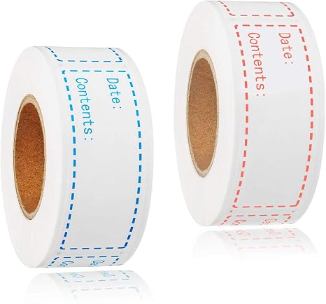 300pcs Removable Freezer Labels, Yoget 1 x 3 Inch Food