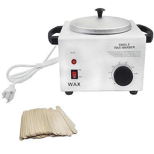 Calentador eléctrico de cera de una sola olla para depilación Parrafin Máquina de calentamiento de temperatura ajustable para depilación de piel