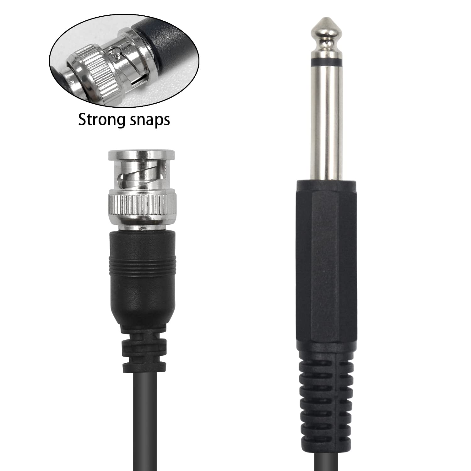 Amazon | Poyiccot BNC変換ケーブル 、BNC to 6.35mm オーディオ