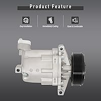 Vista 6 de Reemplazo del compresor de CA para Versa 2007-2012 para Tiida 2007-2015 CO 11155C 92600CJ60A 92600CJ60B 92600CJ60C