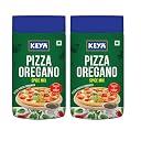 Keya Italian Pizza Oregano | Pizza Oregano Spice Mix|Healthy Italian Seasoning|Multipurpose Seasoning| 100% Natural|Vegan| Zero Preservatives, Artifical Colours & Flavours |No MSG | Marinade Mix, Dip Mix, Sprinkler |Perfect for Pizza, Pasta, Garlic Bread, Sweet Corn, Makhana | 70g | Pack of 2 gallery image