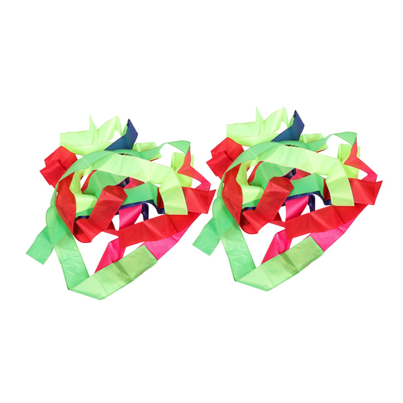 Mikikit 1set Colorful Kite Tail Accessory Long Streamer Ribbons for Outdoor Activities Kite Making Supplies Lightweight Decorative Wind Sock for Enhanced Stability 2pcs