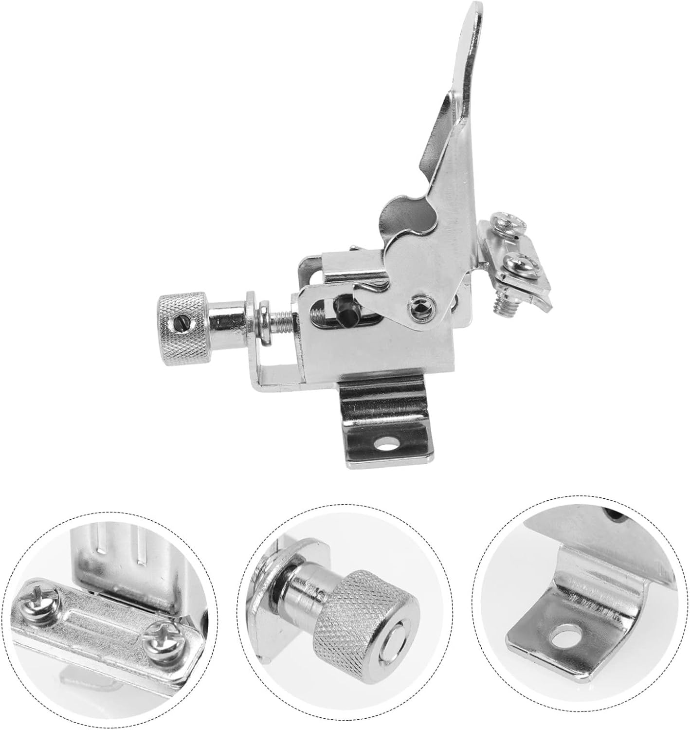 Snare Drum Metal Regulator Anti-Rust Design 1 Set Adjustable Throw Off Clamp for Drum Accessories Sturdy Regulator for Home and Marching Use