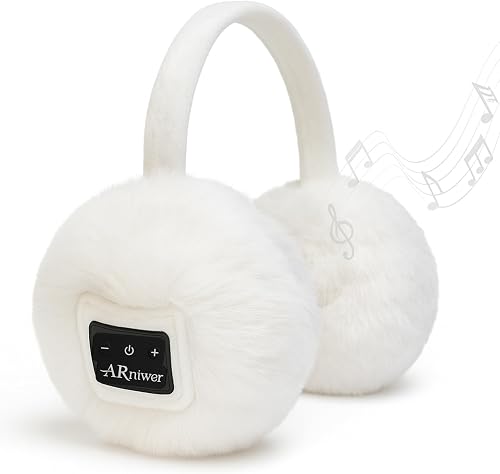 ARniwer Bluetooth Music Soft Warm Earmuffs Wireless Bluetooth Speaker Suitable f