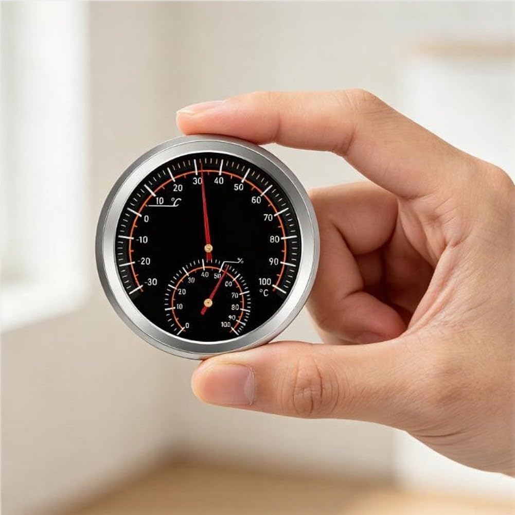 Medidor Humedad Temperatura para casa Oficina para compacto Medidor