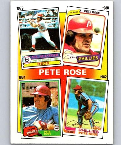 Baseball 1986 Topps 6 Pete Rose Rose Special: '79-'82 VG Reds