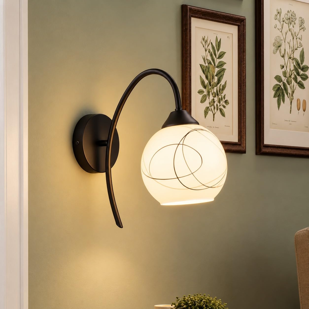 DarkVision Wall Light - Modern Wood Design -10