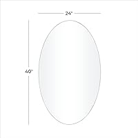 Vista 69 de Deco 79 Espejo de pared simplista de madera con marco minimalista fino, 24 x 1 x 24 pulgadas, blanco