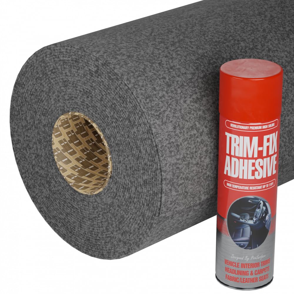 Black Van Lining Carpet 4-Way Stretch 3 Metre Long — view 11