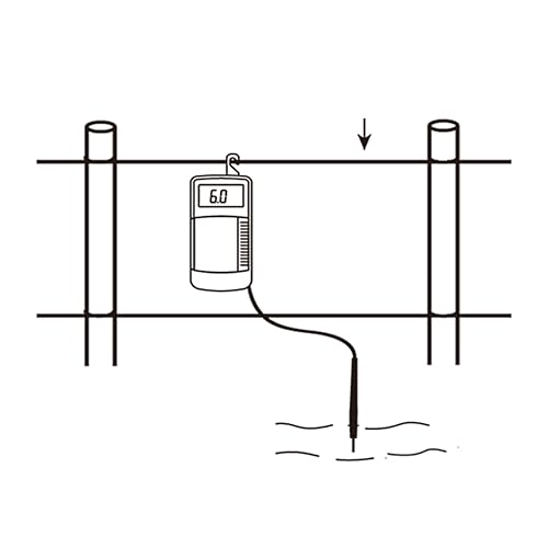Miniatura 8 de allsun Probador de voltaje de valla eléctrica digital para valla eléctrica buscador de fallos voltímetro de alto voltaje de 300-9900 V herramientas