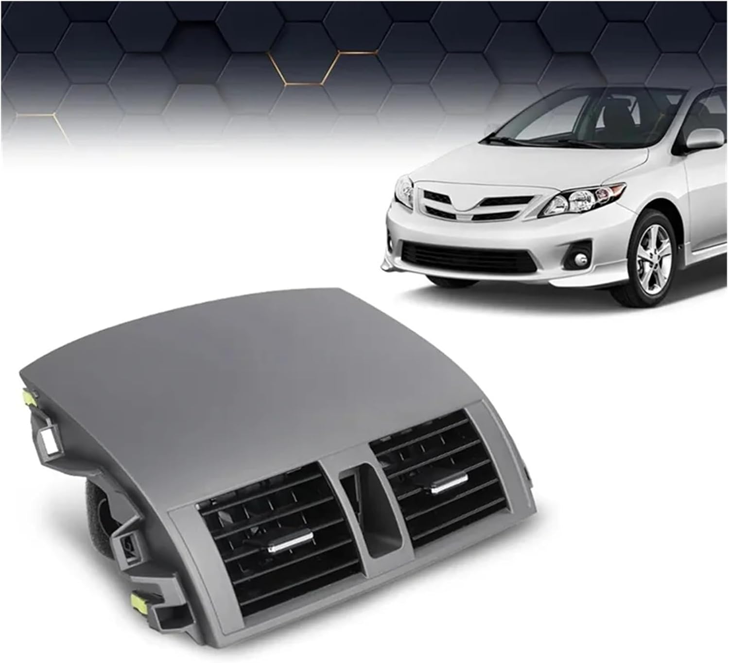Automotive Air Conditioning Vents Car Center Console Air Conditioning Vents Panel 5567002160 55663-02060 Fit for Toyota Fit for Corolla 2007-2013 A/C Outlet Nice-Looking