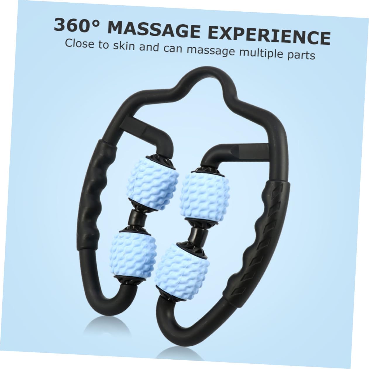 Gatuida Leichte Muskelrelaxans Massagerolle aus PP mit Elastischem Halter und Verstellbarer Breite zur Entspannung Beine und Oberschenkel