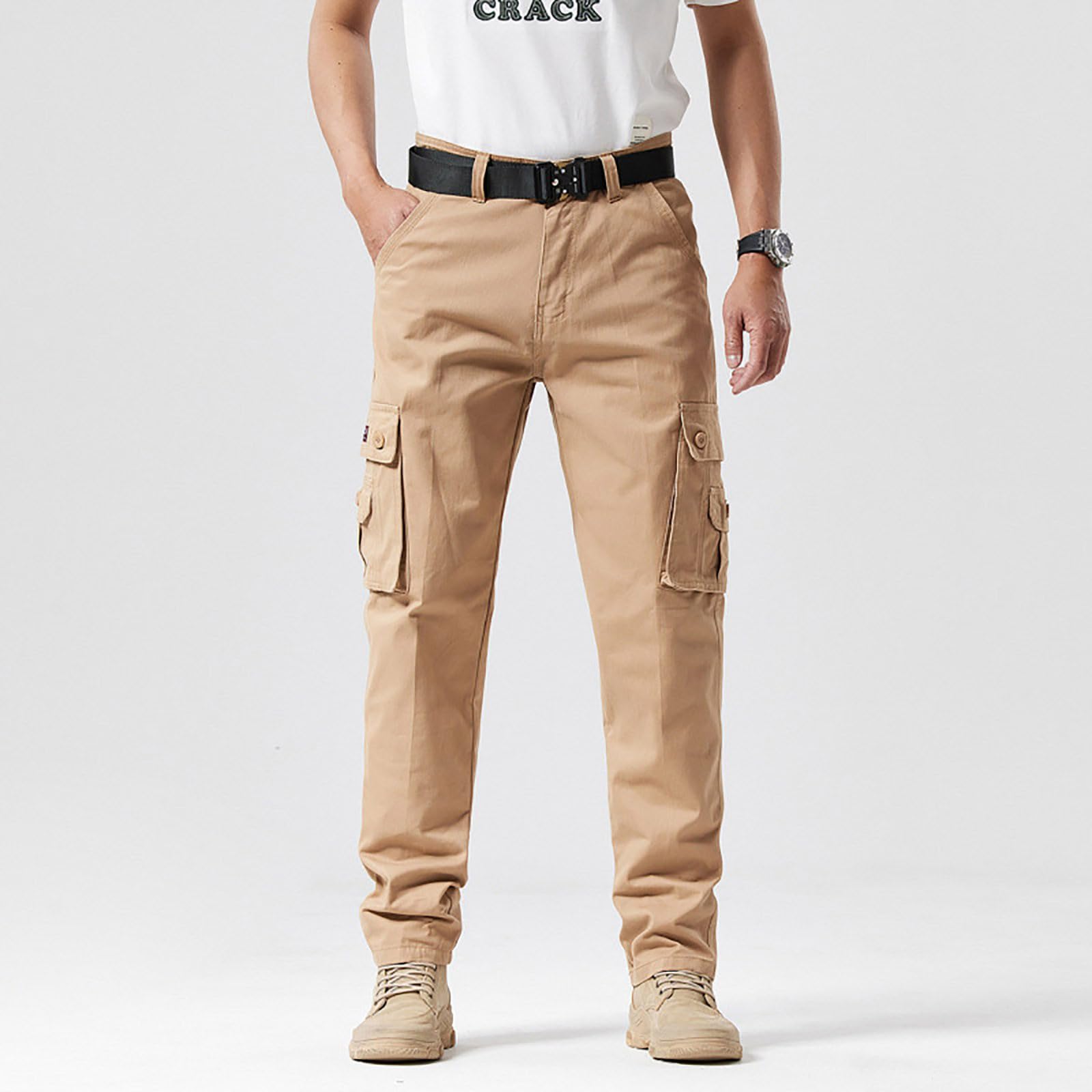 Générique Pantalon De Travail Homme Tactique Chasse Sécurité Impermeable Anti Coupure Tronconneuse Randonnée Multipoches Stretch