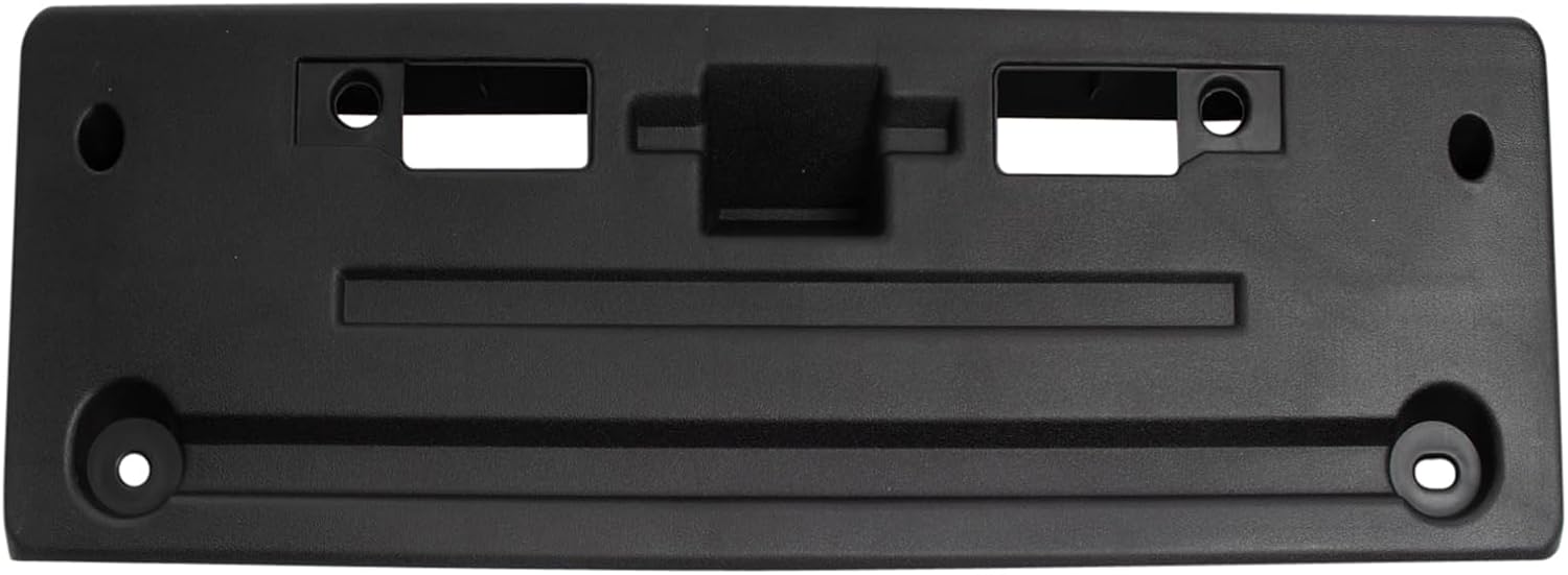 TRQ Front License Plate Bracket Black Compatible with 2018-2023 Infiniti QX80 IN1068112