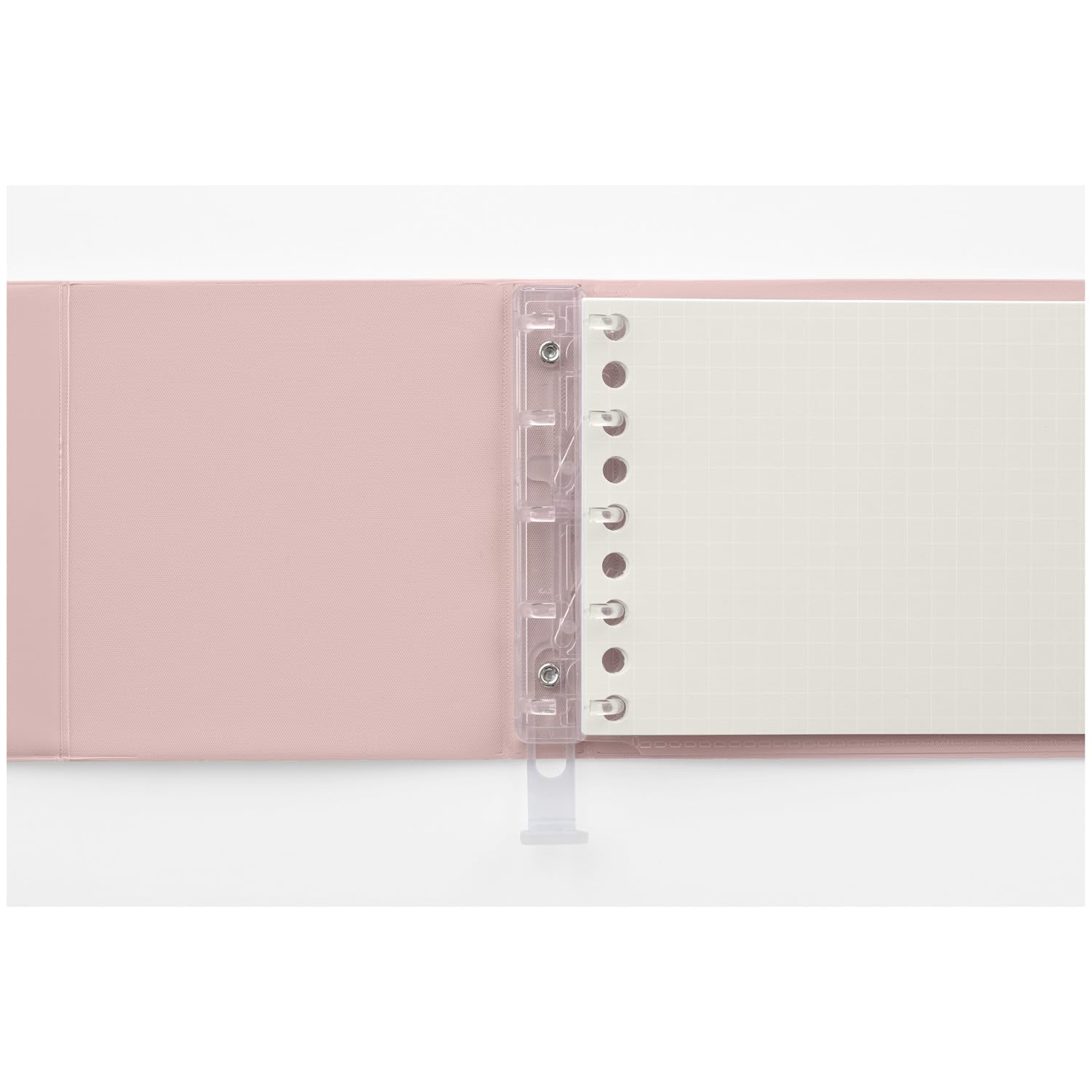 Maruman Classeur à feuilles mobiles Yuance Mini FM64-38, 5 trous, rose clair