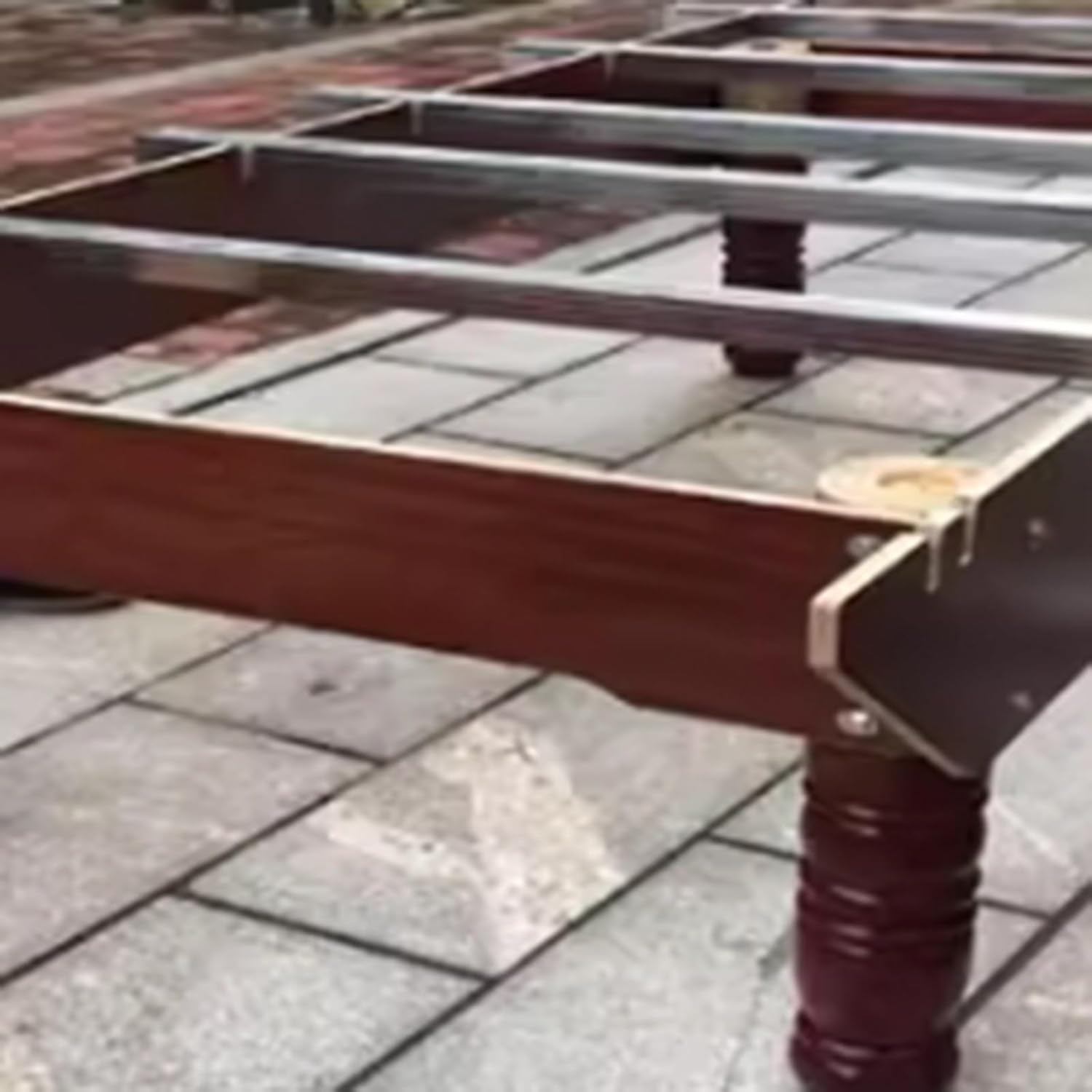 Classic Billiard Pool Table, Easy Assembly Indoor Game Table for Family Recreation & Parties