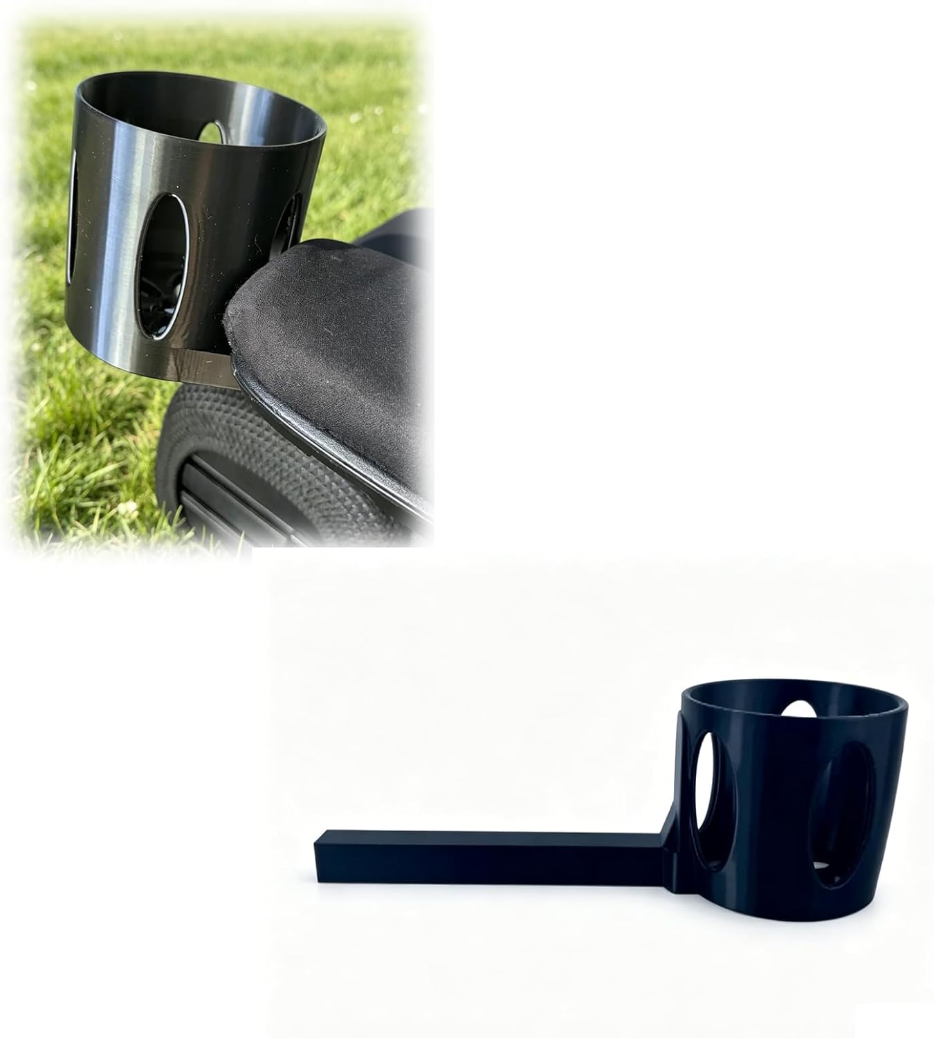 Cup Holder Compatible with Permobil Power Wheelchairs, Wheelchair Drink Holder for Bottles and Cups, Convenient Hands Free Beverage Access for Mobility Users